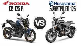 Husqvarna Svartpilen 125 VS cb 125 r 2021 | Comparison | Mileage | Top Speed | Price | Bike Informer