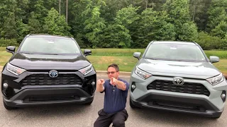 2019 RAV4 XLE Hybrid vs XLE AWD - How to Choose!