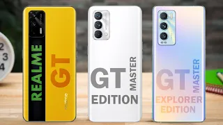 Realme GT vs Realme GT Master Edition vs Realme GT Master Explorer Edition | Full Comparison