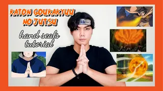 "Katon Goukakyuu No Jutsu" hand seals / Fire style: Fireball Jutsu hand seals🔥🔥🔥