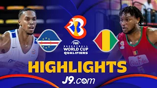 🇨🇻 Cape Verde vs 🇬🇳 Guinea | J9 Basketball Highlights - #FIBAWC 2023 Qualifiers