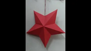 Easy paper star making / 3D star making / Paper  craft