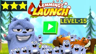 New the Lemmings launch game LEVEL 1-15  |  grizzy and the lemmings gameplay Ep-255