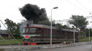 Запуск дизеля тепловоза ТЭП60-0241 / Engine start of TEP60-0241 locomotive
