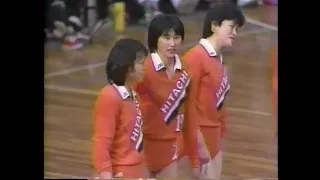 バレーボール日本リーグ女子　1985　日立 vs 東洋紡