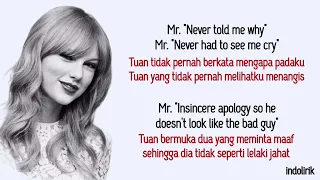 Taylor Swift - Mr. Perfectly Fine | Lirik Lagu Terjemahan