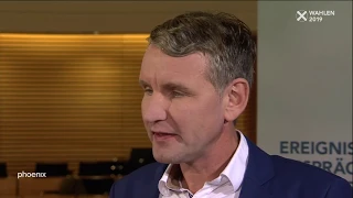 Björn Höcke (AfD) im Interview am Abend der #Thüringenwahl (27.10.19)