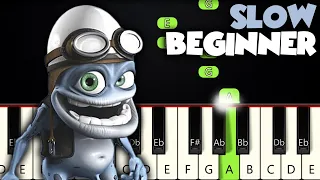 Crazy Frog - Axel F | SLOW BEGINNER PIANO TUTORIAL + SHEET MUSIC by Betacustic
