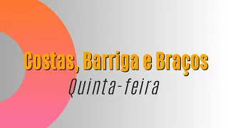 🔴Ao vivo - Costas, Barriga e braços