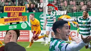 CELTIC WIN LATE in FIR PARK THRILLER!! Motherwell 1-3 Celtic VLOG!!