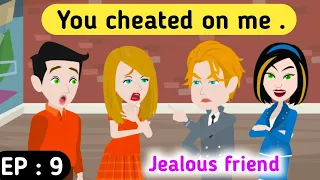 Jealous friend part 9 | English story | Animated stories | Learn English | English life stories