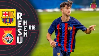 RESUMEN: FC Barcelona vs Cerdanyola FC Juvenil B U18 2023