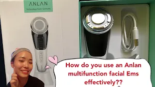 My simple skincare with ANLAN MULTIFUNCTIONAL FACIAL EMS led light