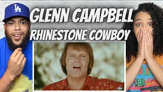 UHHH?!| FIRST TIME HEARING Glenn Campbell -  Rhinestone Cowboy REACTION