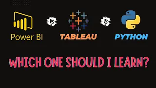 1.2. Power BI vs. Tableau vs. Python?  | Power BI tutorials for Beginners