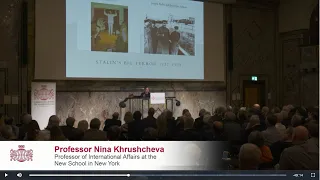 SIAF event with  Professor Nina Khrushcheva: Putin, Ukraine and the Trappings of History