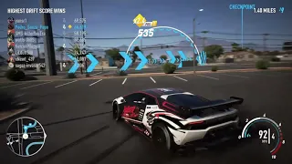 Me trying to control the best drift car in nfs on hooligan street