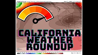 California Weather: Heat and Mountain Thunderstorms?