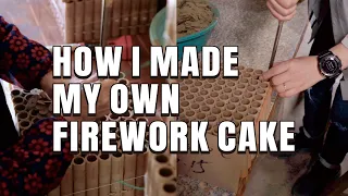 How to make consumer fireworks cake?  step by step.