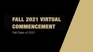 The CU Denver Fall Class of 2021 (Virtual Participants)