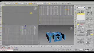 Создание дверных и оконных проёмов в 3D max