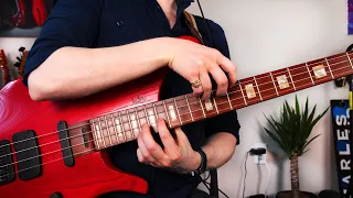 Guitar Strings On A BASS Sound UNREAL