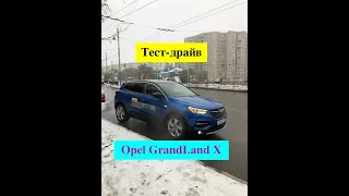 Opel Grandland X тест драйв с 1,6 передний привод, 2021 год полной комплектации, #втораячасть