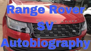 Лучшая презентация Range Rover SV Autobiography Dynamic