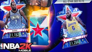 2022 ALL STAR Pack Opening!! NBA 2K Mobile Season 4