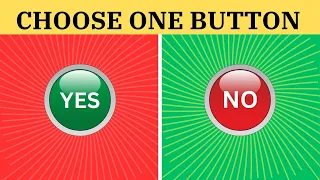 Choose One Button- YES or NO Challenge 🟩 🟥