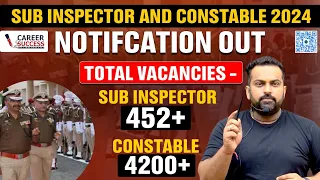 🔥Sub Inspector | Constable 2024 | Notification Out || Bumper RPF Vacancies Out