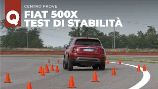 Fiat 500 X: la prova di stabilità