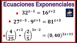 📘TEORÍA DE EXPONENTES 08: Ecuaciones Exponenciales de Primer Nivel