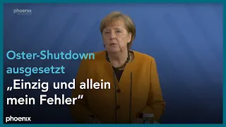 Statement von Angela Merkel nach dem MP-Treffen