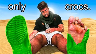 Crossing An ENTIRE Desert in CROCS!