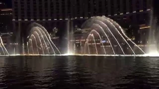 Amazing Bellagio fountain show, Las Vegas - Michael Jackson - Billy Jean