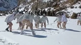 Kabaddi in Snow