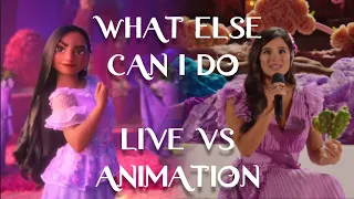 Encanto | What Else Can I Do | Live vs Animation | Side By Side Comparison (Diane Guerrero)