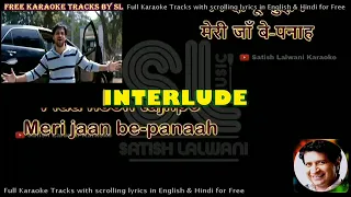 Zara Si Dil Mein De Jagah Tu Karaoke With Lyrics - KK