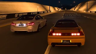Gran Turismo 7 - Turbocharged NSX vs Widebody BMW M4 from a 40 Roll! Roll Race - PS5 Gameplay 4K