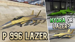Gta 5 P-996 Lazer Customization & Review - Lazer vs Hydra Gta Online