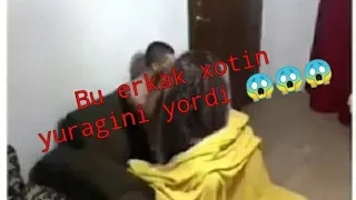 Bu erkak xotini yuragini yordi 😱😱