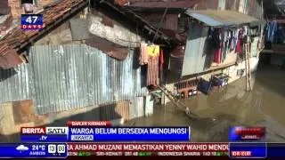 Banjir di Kampung Pulo Belum Surut