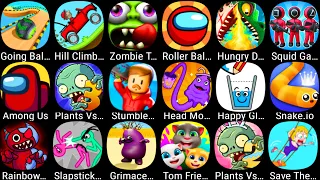 Grimace Survival Master,Plant Vs Zombies 3,Toilet Monster,Rainbow Garten Survivor,Snake.io,Tom Frien