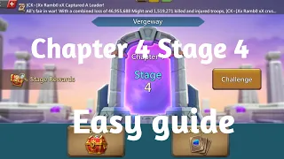 Lords mobile Vergeway Chapter 4 Stage 4 easiest guide