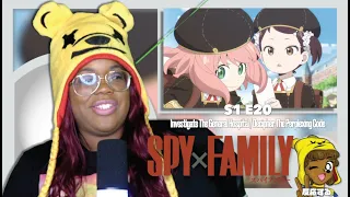 Investigate the general hospital decipher the perplexing code // SPYxFAMILY // S1 E20 // REACTION