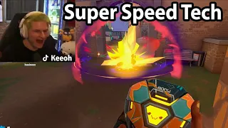 He finds out How to "SUPER ROOMBA" faster than JETT DASH | Keeoh