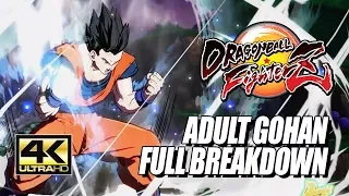 ADULT GOHAN - Potential Unleashed, Combos & Breakdown: DragonBall FighterZ