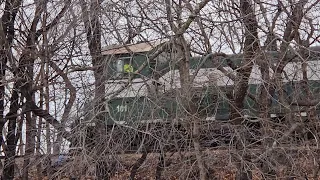 New York & Alantic Railway RS-301 making its way back into Fresh Pond Yard leading with SW1001 #101