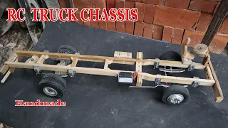 DIY- How to make Wooden RC TRUCK CHASSIS.